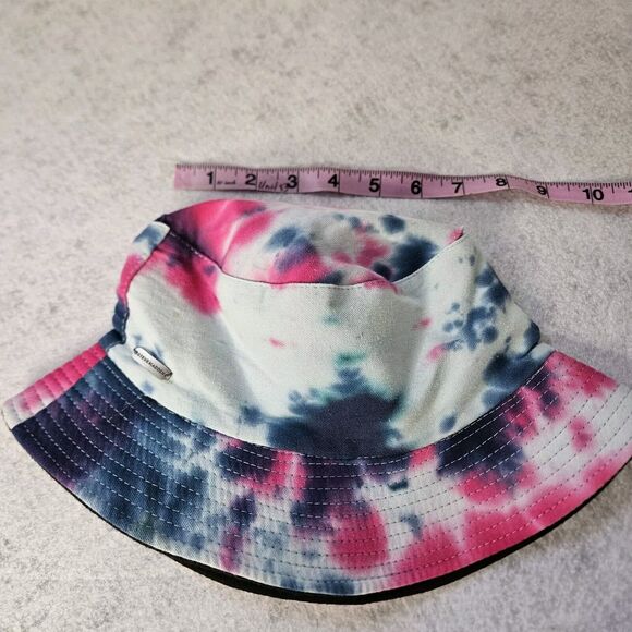 Steve Madden Tie Dye Bucket Hat Y2K Blue Pink One Size - Picture 6 of 6